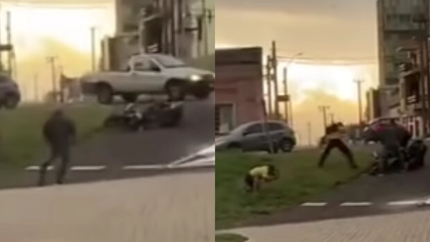 Arrastre total: el impactante video de la fuerza de los vientos durante temporal en Rivera