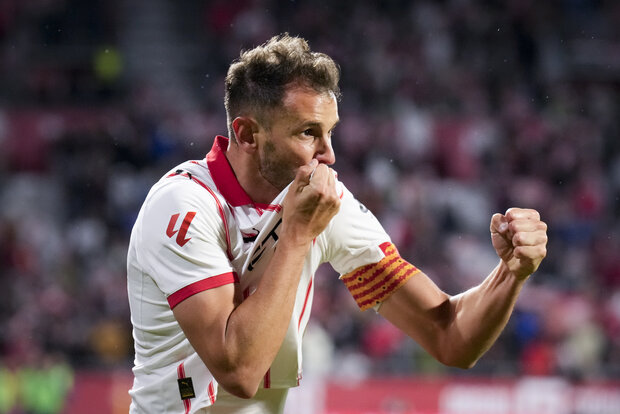 España: Stuani anotó otra vez para el Girona que se ilusiona con la permanencia en la Liga