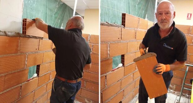 Albañil, con medio siglo de experiencia, se presentó a una obra pero le exigían inglés