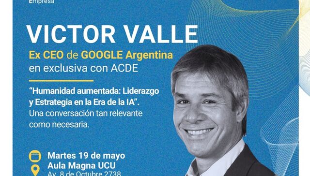Víctor Valle, ex CEO de Google Argentina, llega a Uruguay para debatir sobre IA