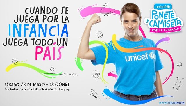 Unicef invita a ponerse la camiseta por la infancia en su maratón anual