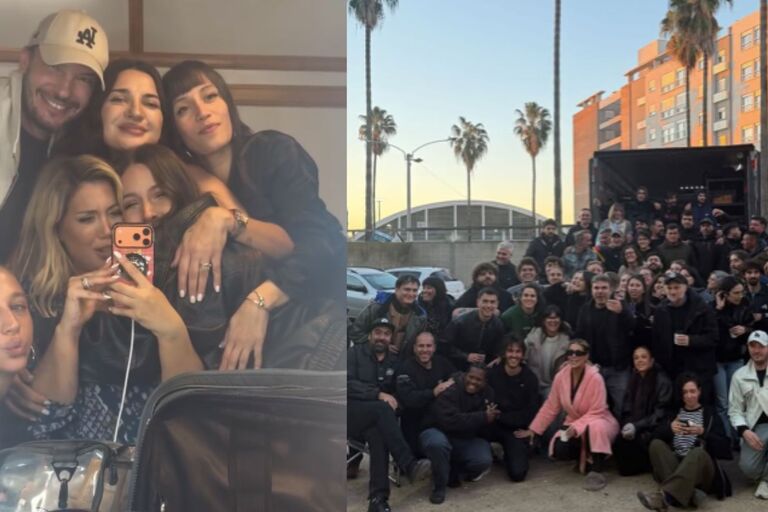 Wanda Nara cerró su filmación en Uruguay con una fiesta en el motorhome: baile y diversión