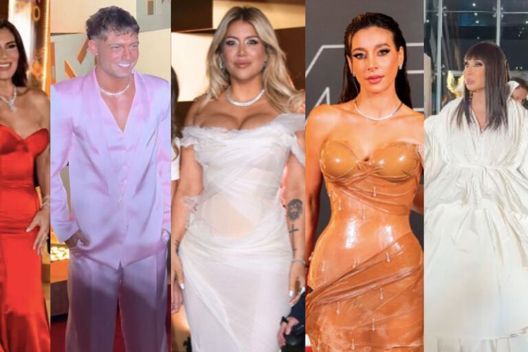 De Moria Casán a Wanda Nara: los looks que dieron que hablar en los Martín Fierro 2026