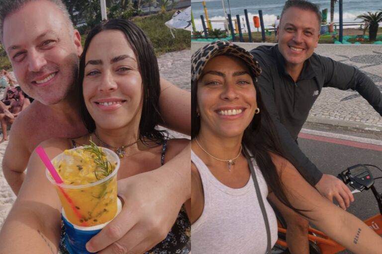 La romántica escapada de Diego Jokas y su pareja en Brasil: playa, tragos y puro amor
