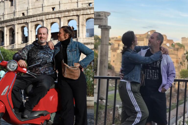 Flor Infante vivió románticas vacaciones en Roma: paseos en Vespa y amor en cada rincón