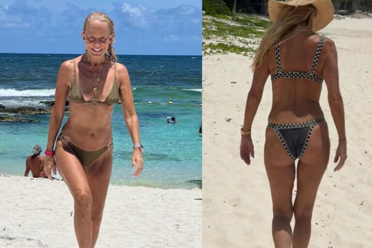 Cecilia Bolocco deslumbró en las playas de Tulum: microbikinis tendencia y furor total