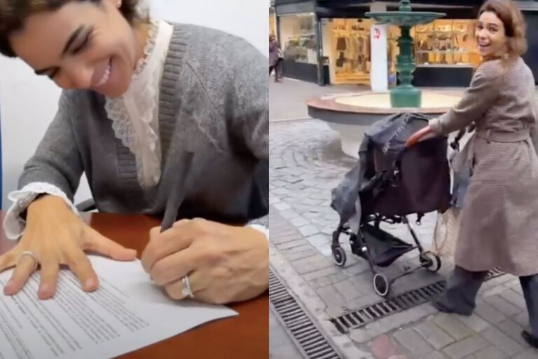 Agustina Cherri trae su proyecto a Uruguay y celebró tras la firma: “Misión cumplida”