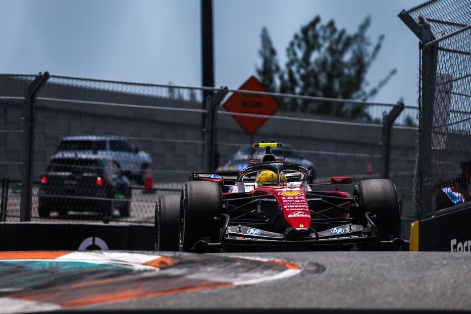 Fórmula 1: Leclerc dominó los únicos entrenamientos libres del Gran Premio de Miami