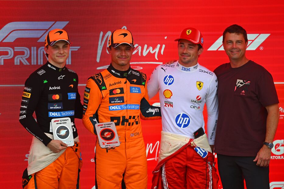 Fórmula 1: Lando Norris ganó la sprint en Miami y Russell recortó distancia con Antonelli