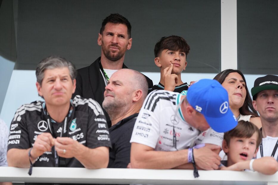 Fórmula 1: Lionel Messi estuvo presente en Miami, donde le dio suerte a Colapinto