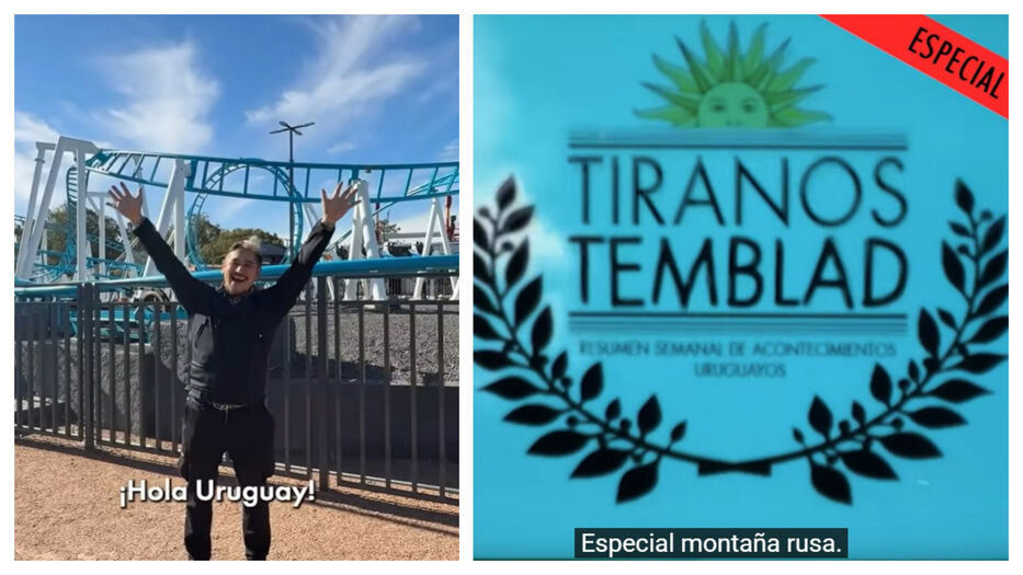 Otra semana en Uruguay: Tiranos Temblad lanzó especial por montaña rusa del Parque Rodó