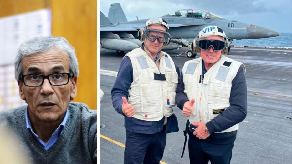 “No me gustó”: Juan Castillo criticó la visita de Orsi a portaviones estadounidense