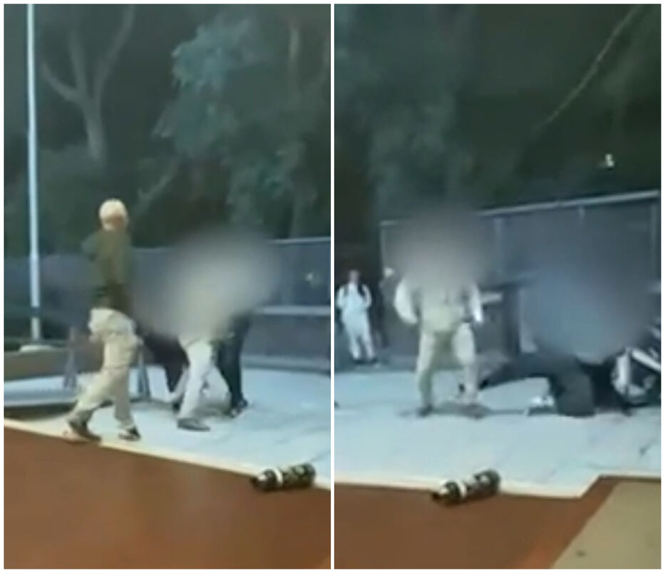Violenta pelea en un liceo de Carrasco terminó con un padre golpeando a un adolescente