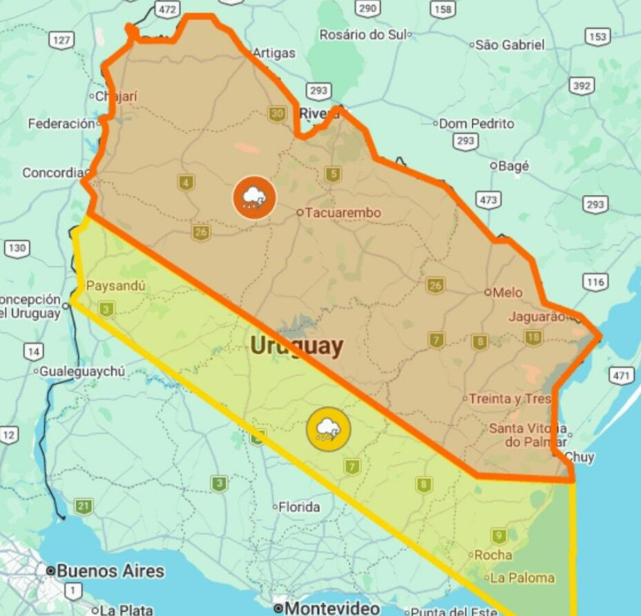 Agarrate: aumenta el alcance de las alertas por tormentas “fuertes o severas”