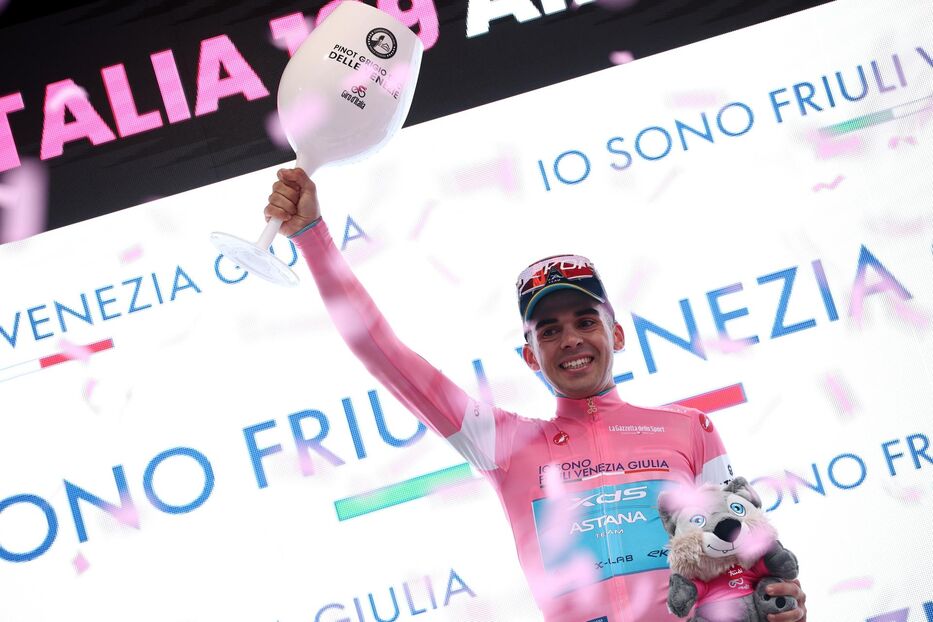Thomas Silva se puso la mítica maglia rosa del Giro de Italia: “Es lo máximo para mí”