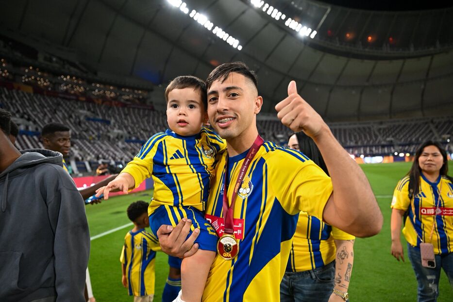 Otro uruguayo campeón en Catar: Fabricio Díaz levantó la Copa del Emir con Al Gharafa