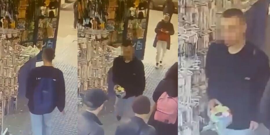 “Es espantoso”: comerciante indignada con joven que robó caja de figuritas para el Mundial