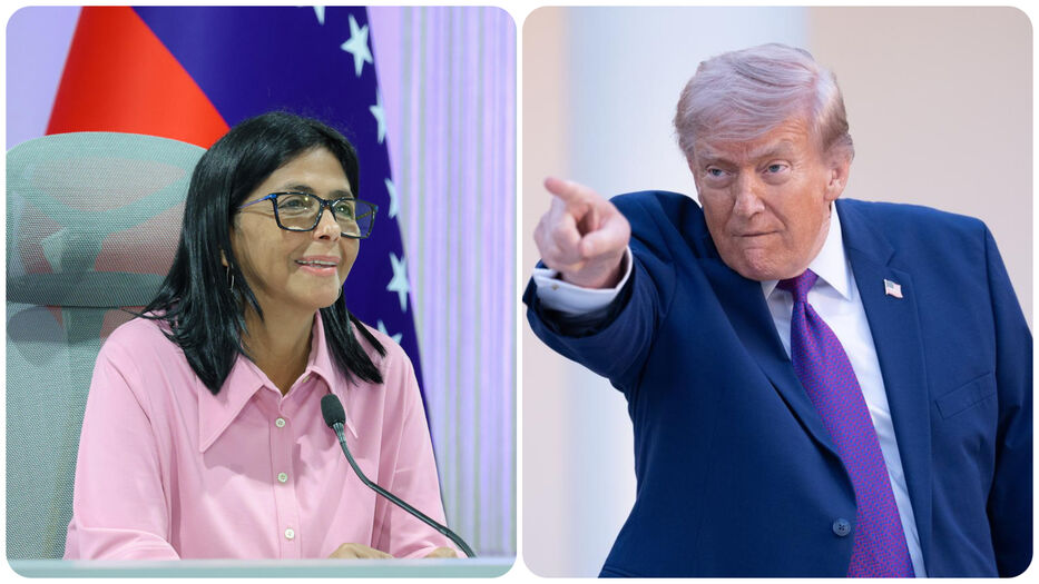 Trump dijo que Venezuela podría ser el “estado 51”, pero Delcy Rodríguez lo descartó