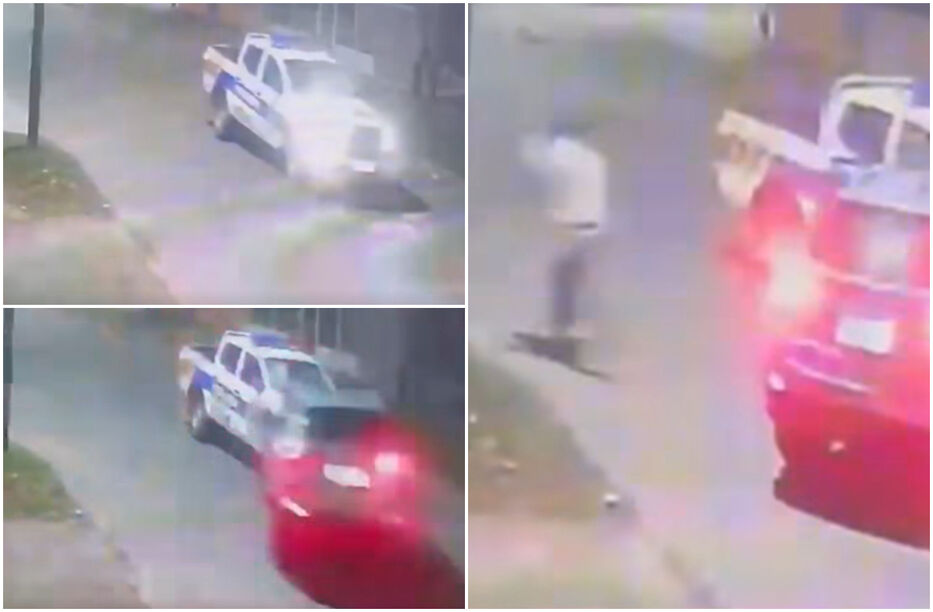 Andaba en una camioneta requerida, lo vieron, lo siguieron y terminó chocando de frente