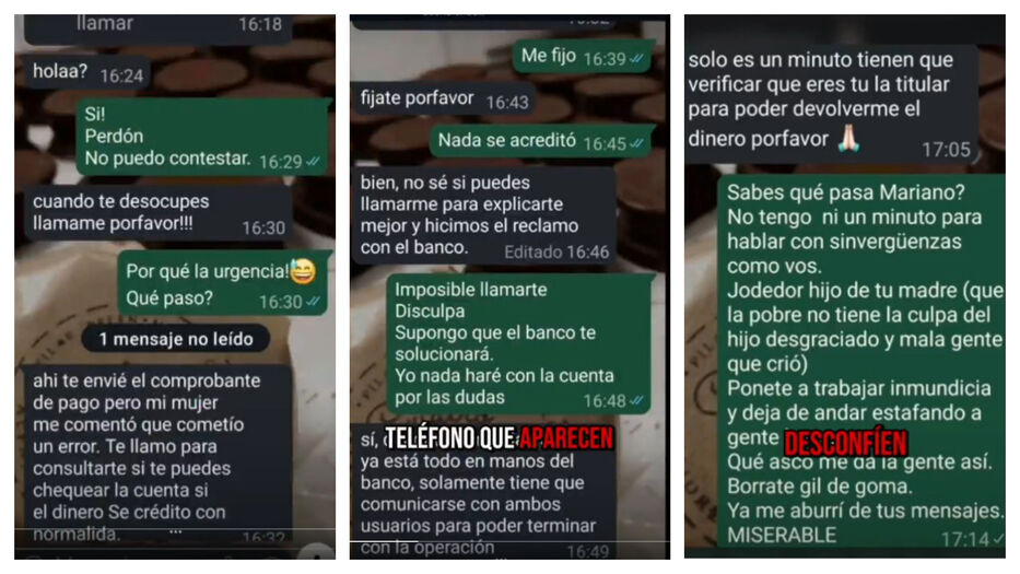Vende alfajores, la quisieron estafar por WhatsApp, se dio cuenta y reaccionó: “Miserable”