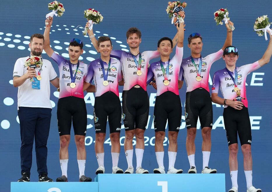 Ciclismo: Eric Fagúndez fue cuarto en Azerbaiyán, donde subió al podio en la última etapa