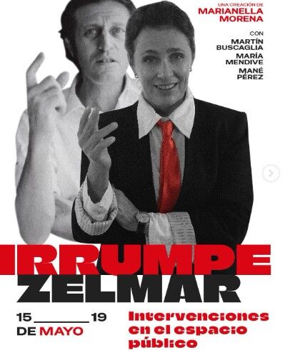Zelmar Michelini vuelve a las calles en una performance de Marianella Morena