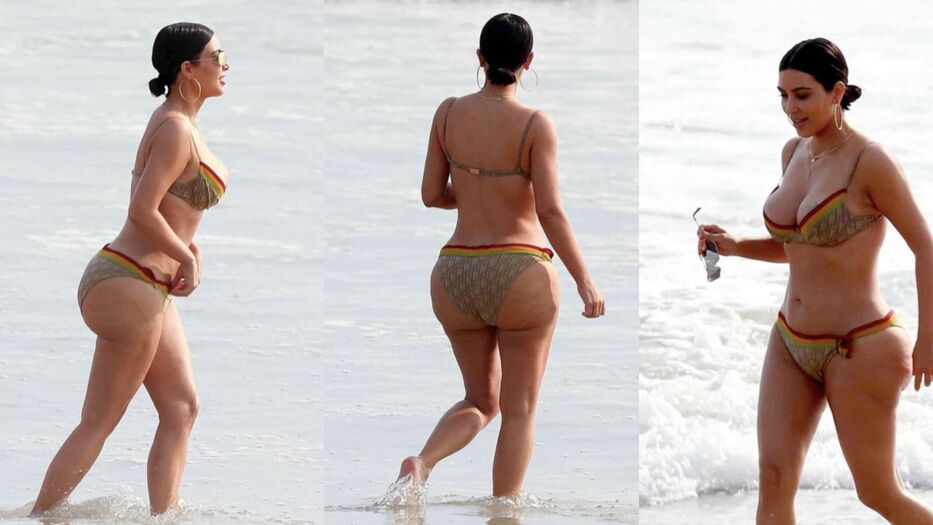 Fotos al natural de Kim Kardashian en México vuelven a ser virales en redes
