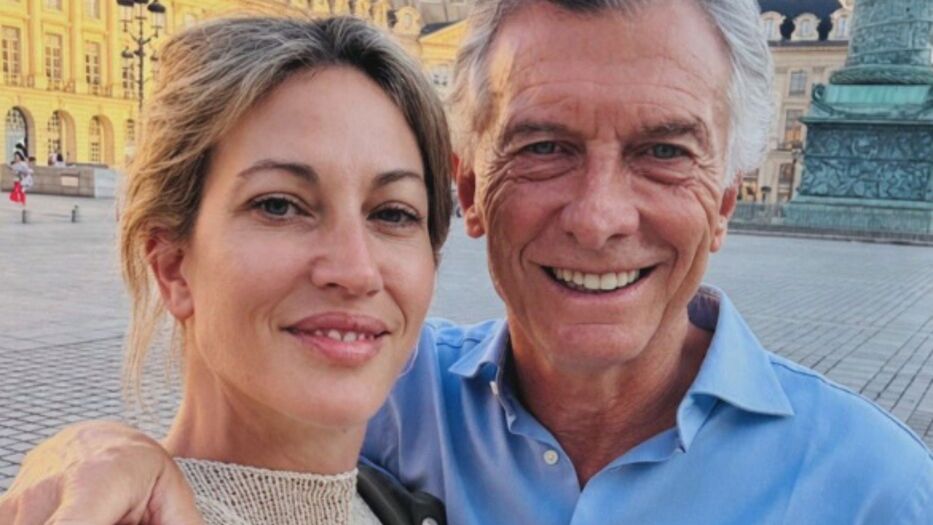 Se filtró la primera imagen de Mauricio Macri con su pareja en Francia