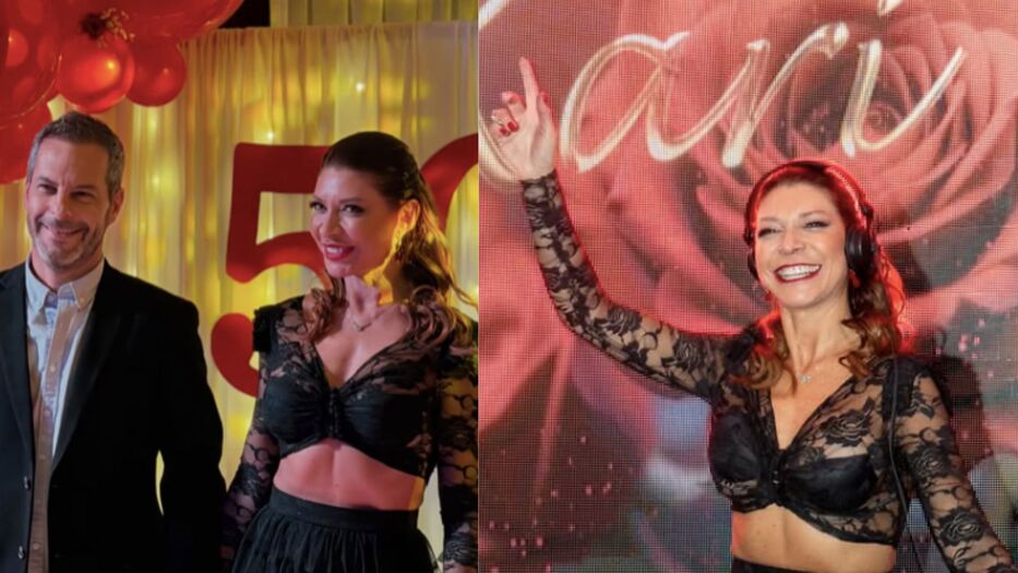 Karina Vignola cumplió 50 años y celebró con una megafiesta: mucho estilo y show como DJ