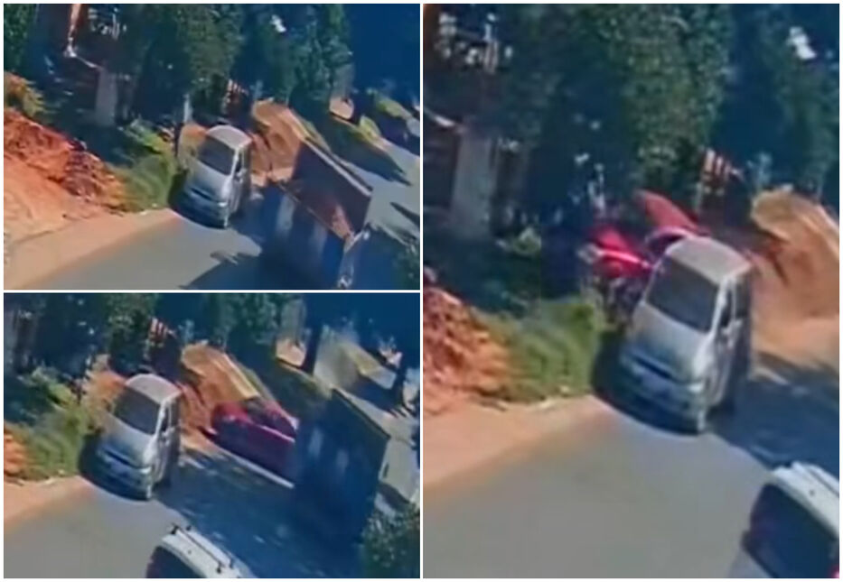 Bajó de su auto para arrancar mandarinas, pero el destino quiso que no llevara ninguna
