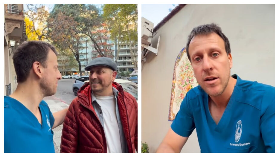 Médico influencer se reunió con Moratorio: explicó su enfermedad y cómo es el tratamiento