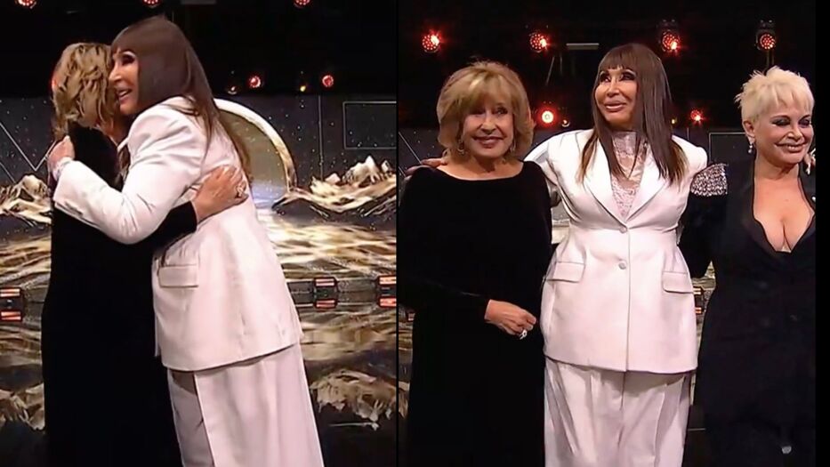 Tras larga pelea, Moria Casán y Georgina Barbarossa se abrazaron en los Martín Fierro 2026