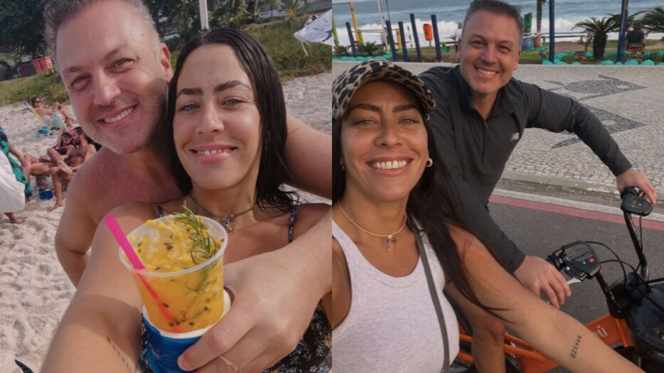 La romántica escapada de Diego Jokas y su pareja en Brasil: playa, tragos y puro amor