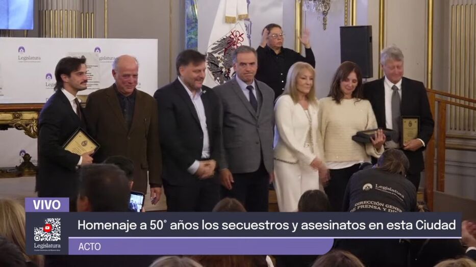 Legislatura de Buenos Aires homenajeó a víctimas de Plan Cóndor, con presencia de Orsi
