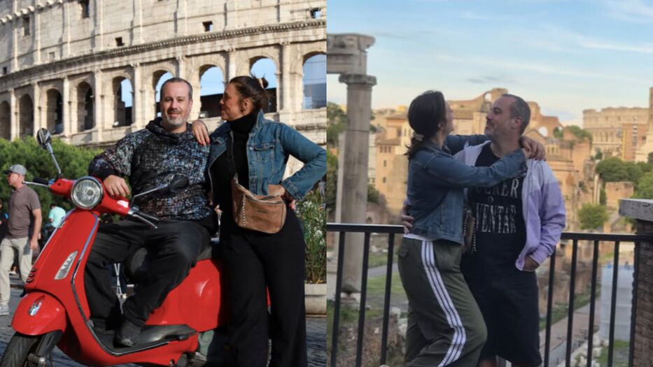 Flor Infante vivió románticas vacaciones en Roma: paseos en Vespa y amor en cada rincón