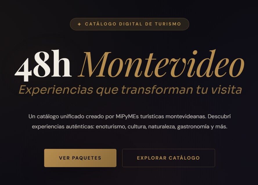 Más que rambla: lanza plataforma para turismo de escapadas cortas en Montevideo