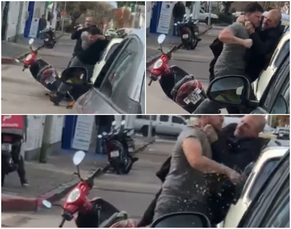 “¡Eh, paren!”: leve siniestro en Maldonado terminó con un conductor furioso y violento