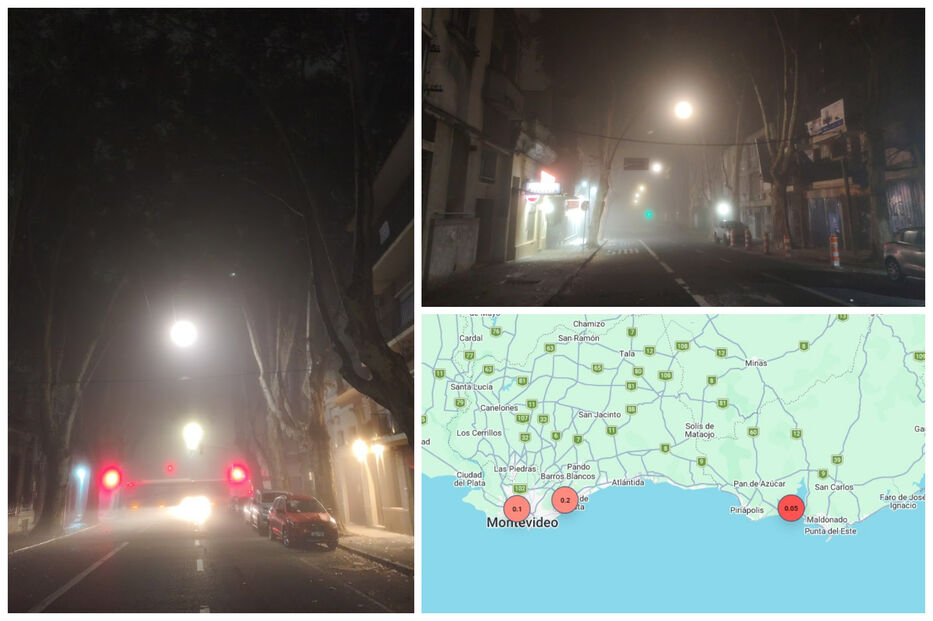 Ojo al volante: el martes comenzó con elevada humedad y densa niebla en todo el país