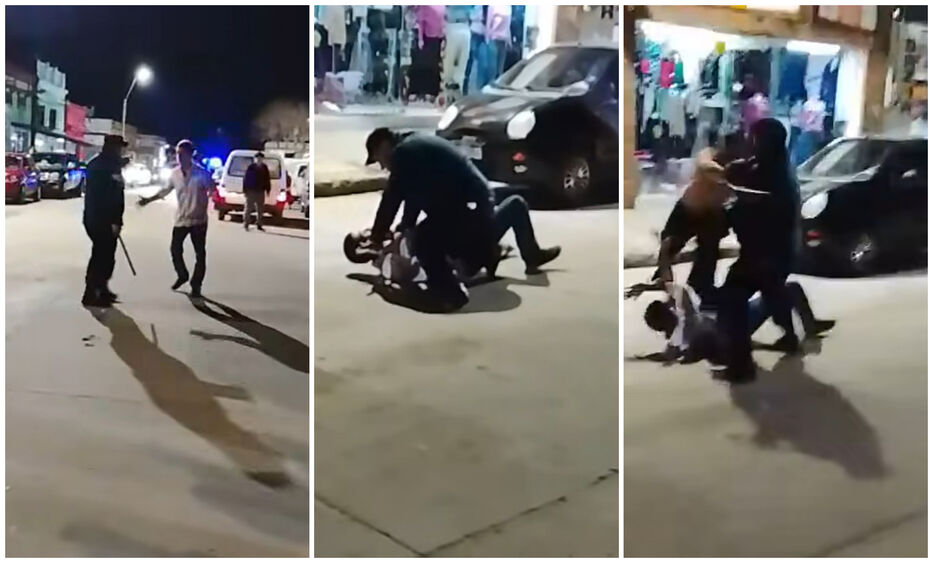 Maña y fuerza: un policía, solo con su cachiporra, disolvió una trifulca en Casupá