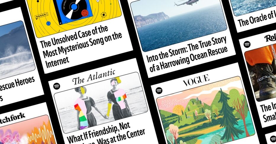 Spotify suma artículos narrados de revistas a su catálogo de audiolibros