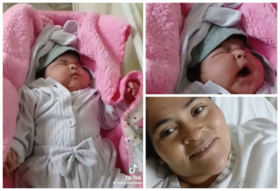Mucho pan bajo el brazo: nacimiento de bebé macrosómica sorprendió hasta a los médicos