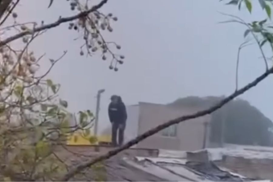 De película: delincuente intentó evitar su detención huyendo por los techos de las casas