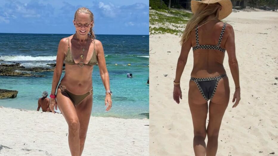 Cecilia Bolocco deslumbró en las playas de Tulum: microbikinis tendencia y furor total