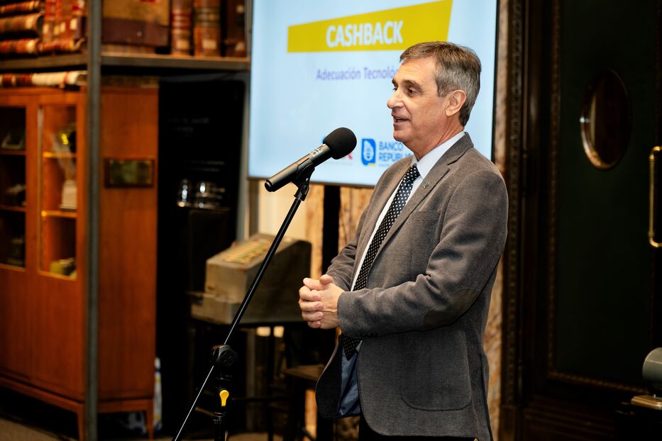 Álvaro García, presidente del BROU. Foto: Montevideo Portal