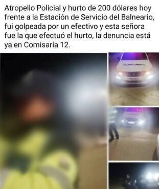 Profesora manejaba sin libreta, acusó a la inspectora y la escrachó ante 30 mil personas