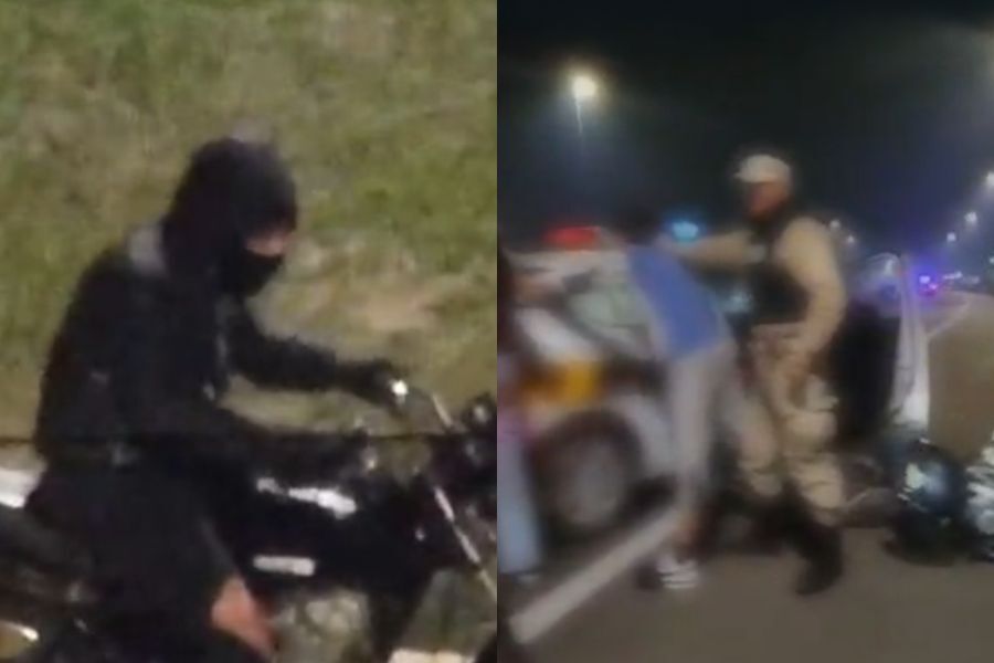 Caminera desarticuló picada de motos; incautaron siete vehículos y aplicaron ocho multas