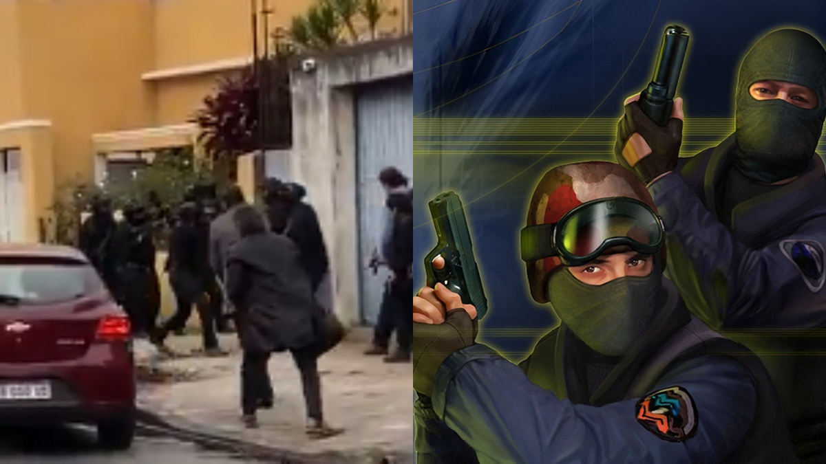 A lo “Counter Strike”: Policía Argentina allanó un domicilio al grito de “go go go”