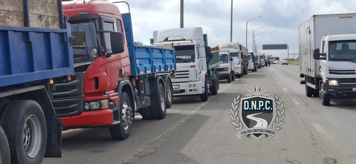 Camioneros ingresan a Montevideo: cómo son los desvíos previstos por Policía Caminera