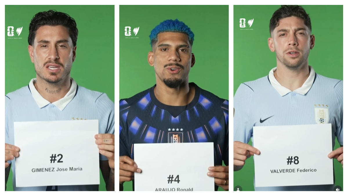 Repitan conmigo: el video donde jugadores de Uruguay enseñan cómo pronunciar sus apellidos