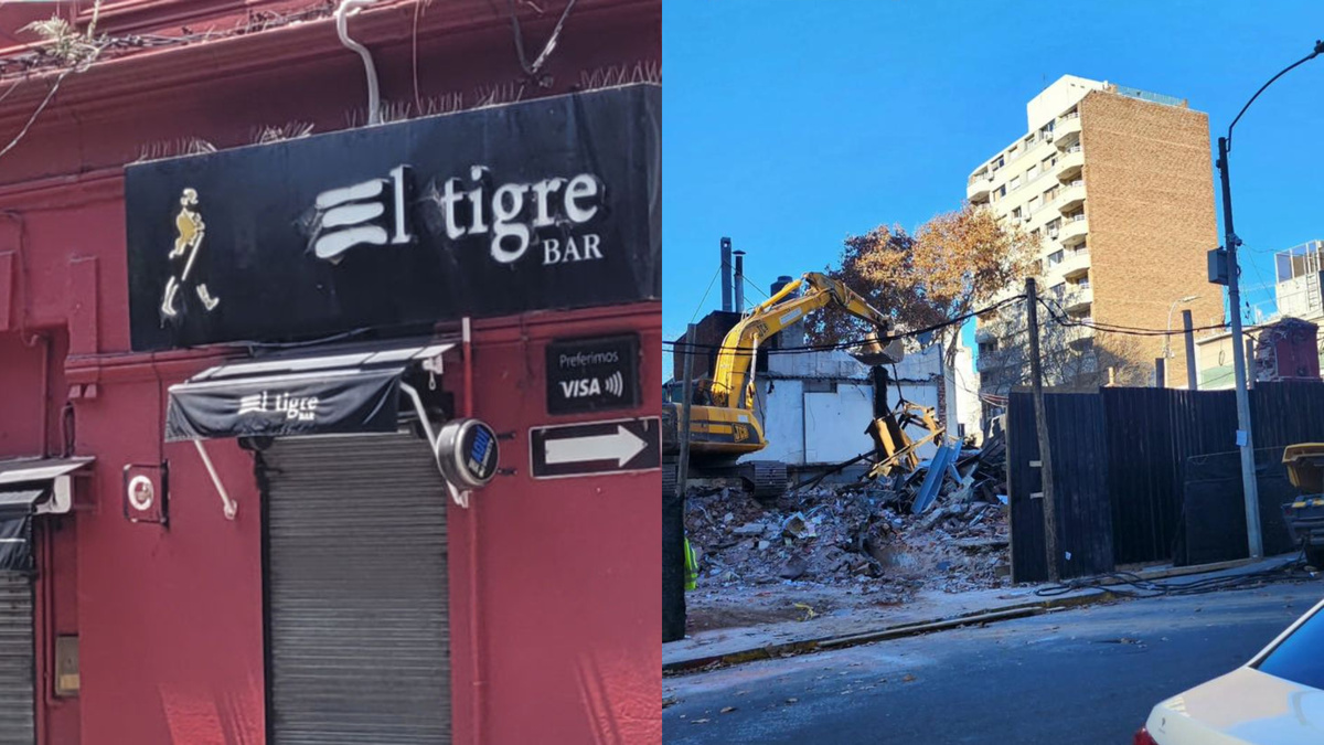 Adiós a la historia: terminó la demolición de El Tigre, icónico bar de Punta Carretas